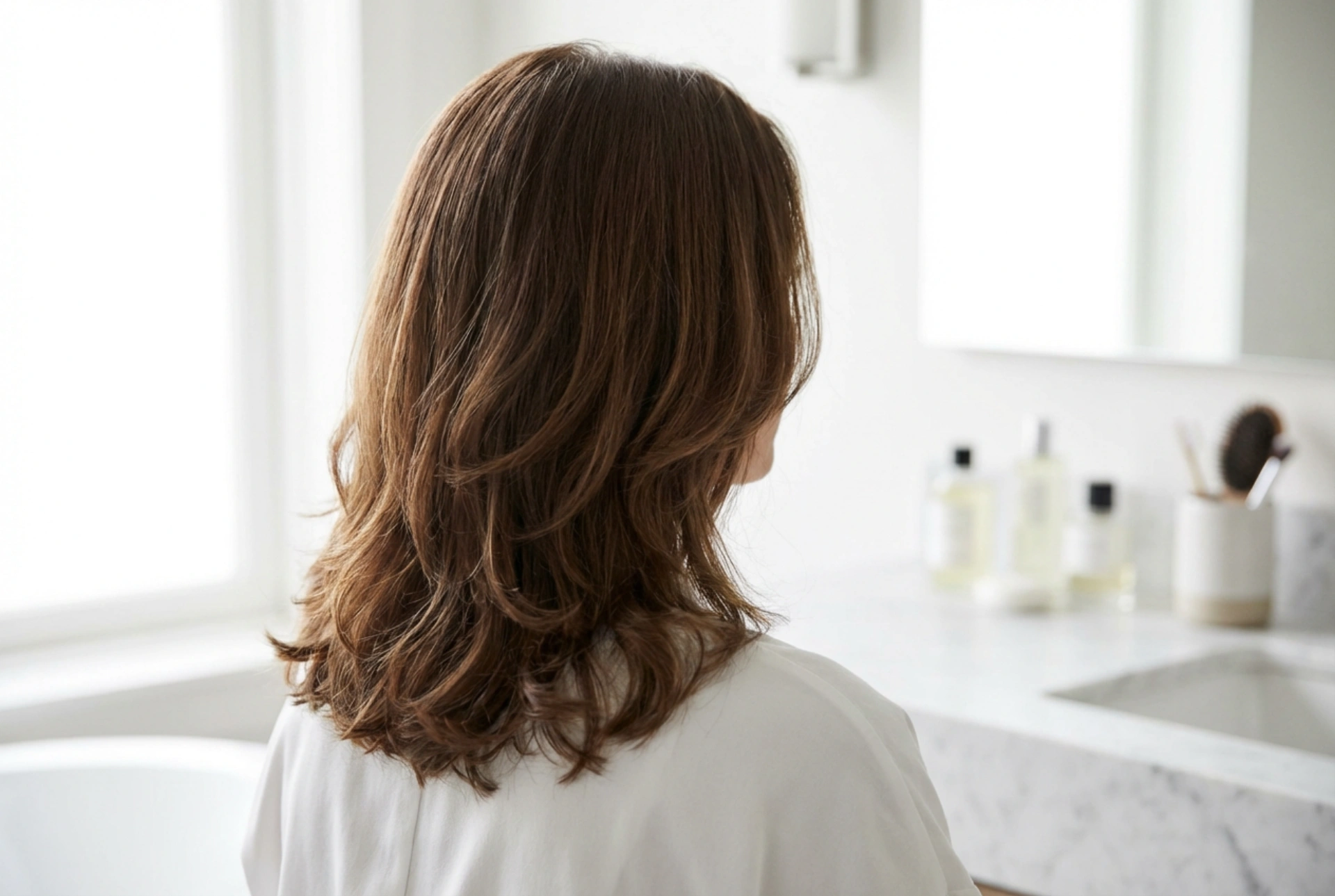 Cabelo em camadas até os ombros: como cortar e estilizar