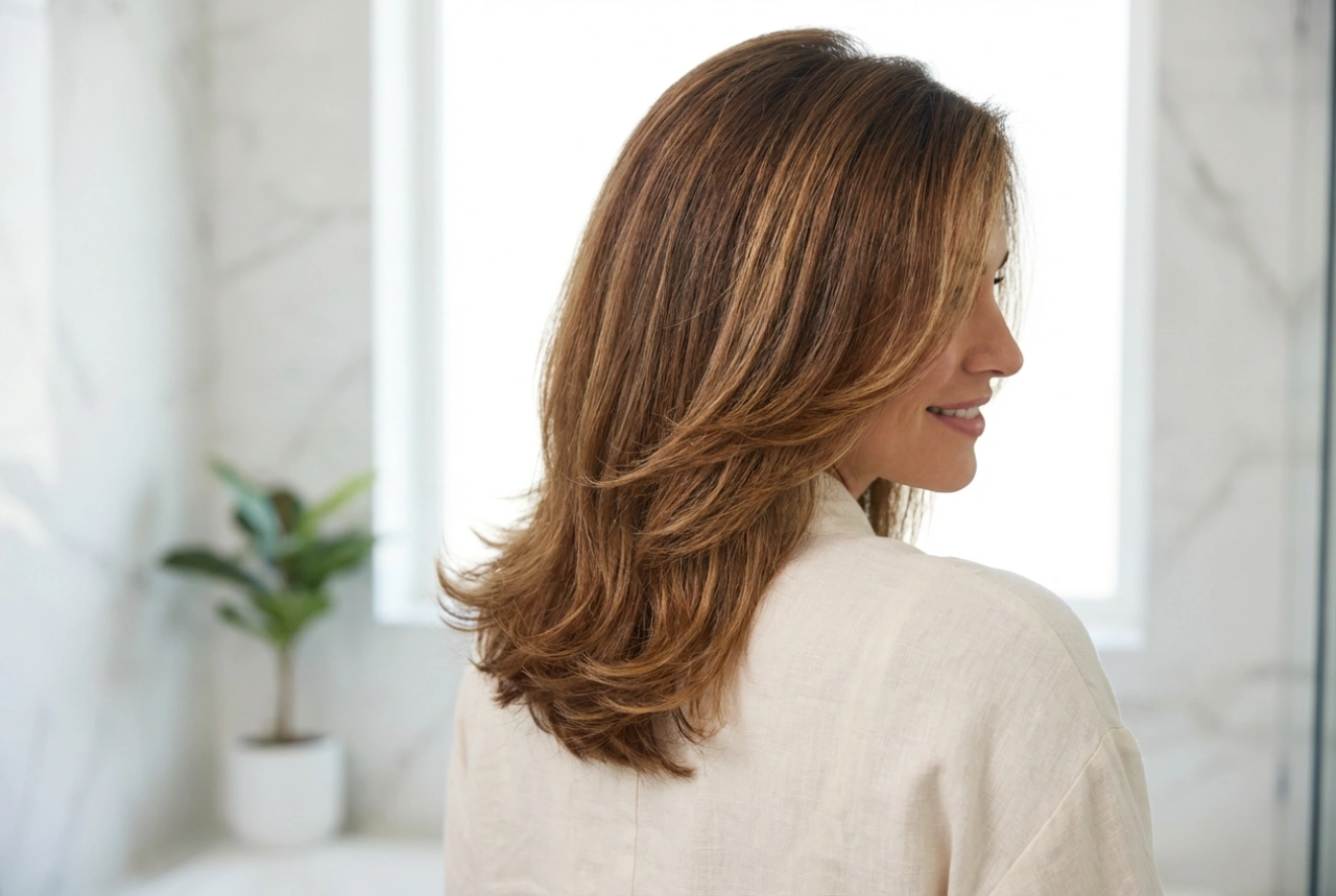 Cabelo repicado na altura dos ombros: estilização, volume na raiz e cuidado com as pontas