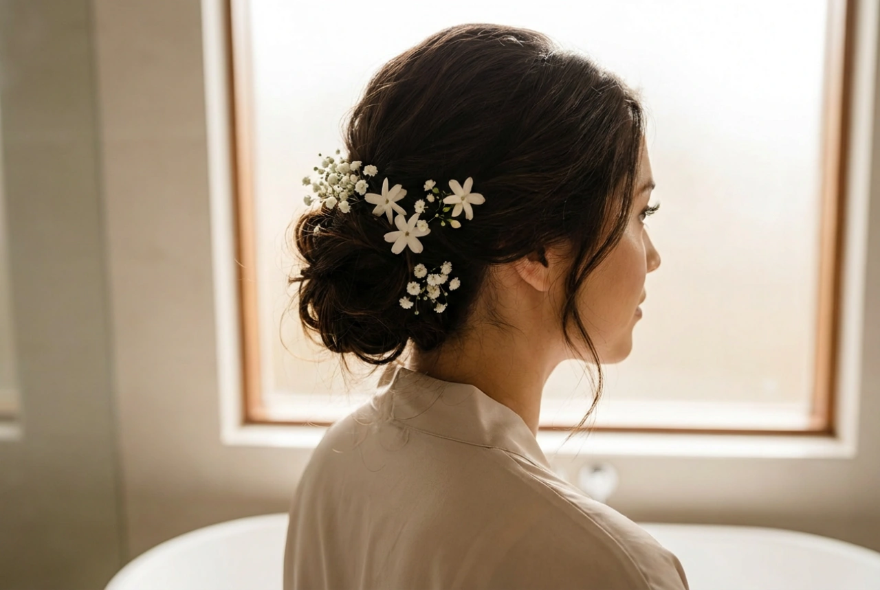 Penteados presos delicados para casamento: preparação do cabelo e passo a passo