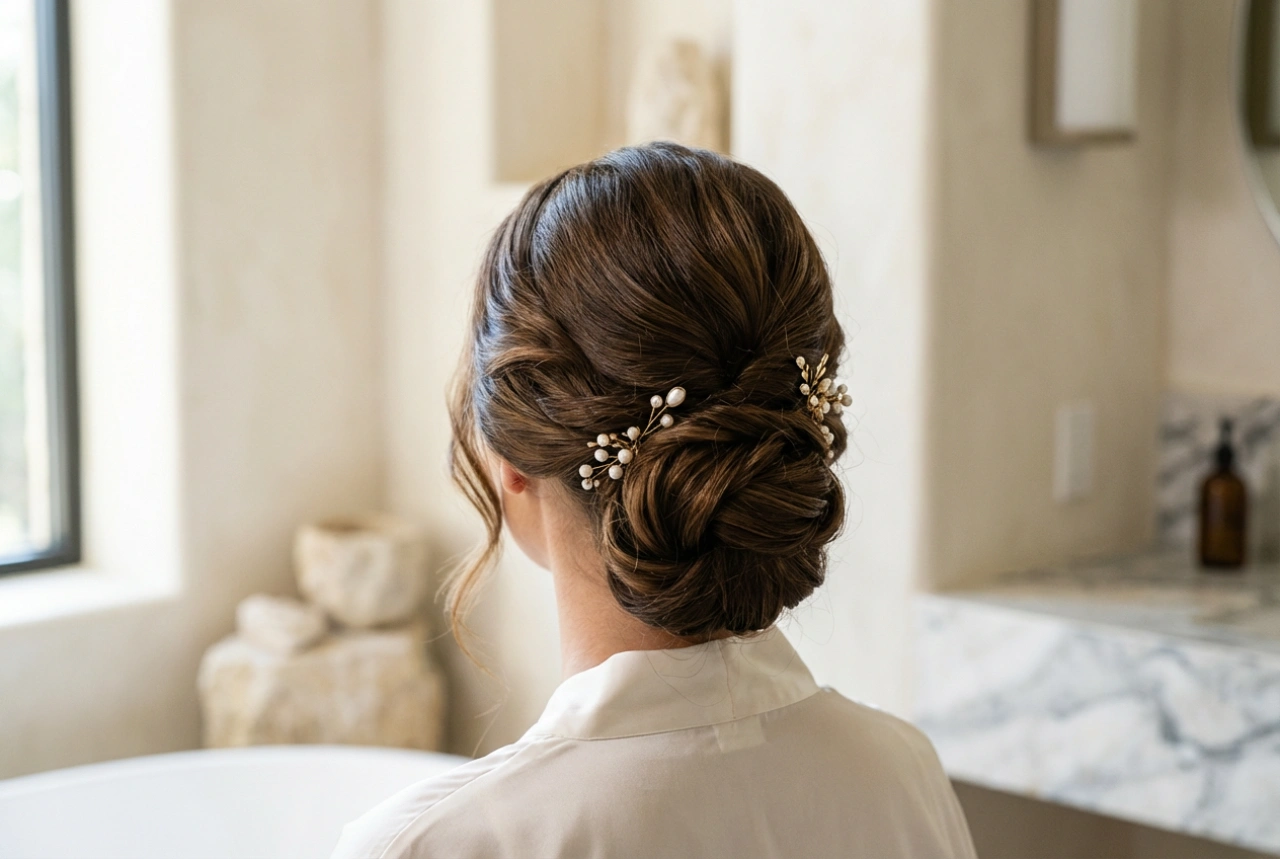 Penteado elegante para casamento: passo a passo, sem cabeleireiro