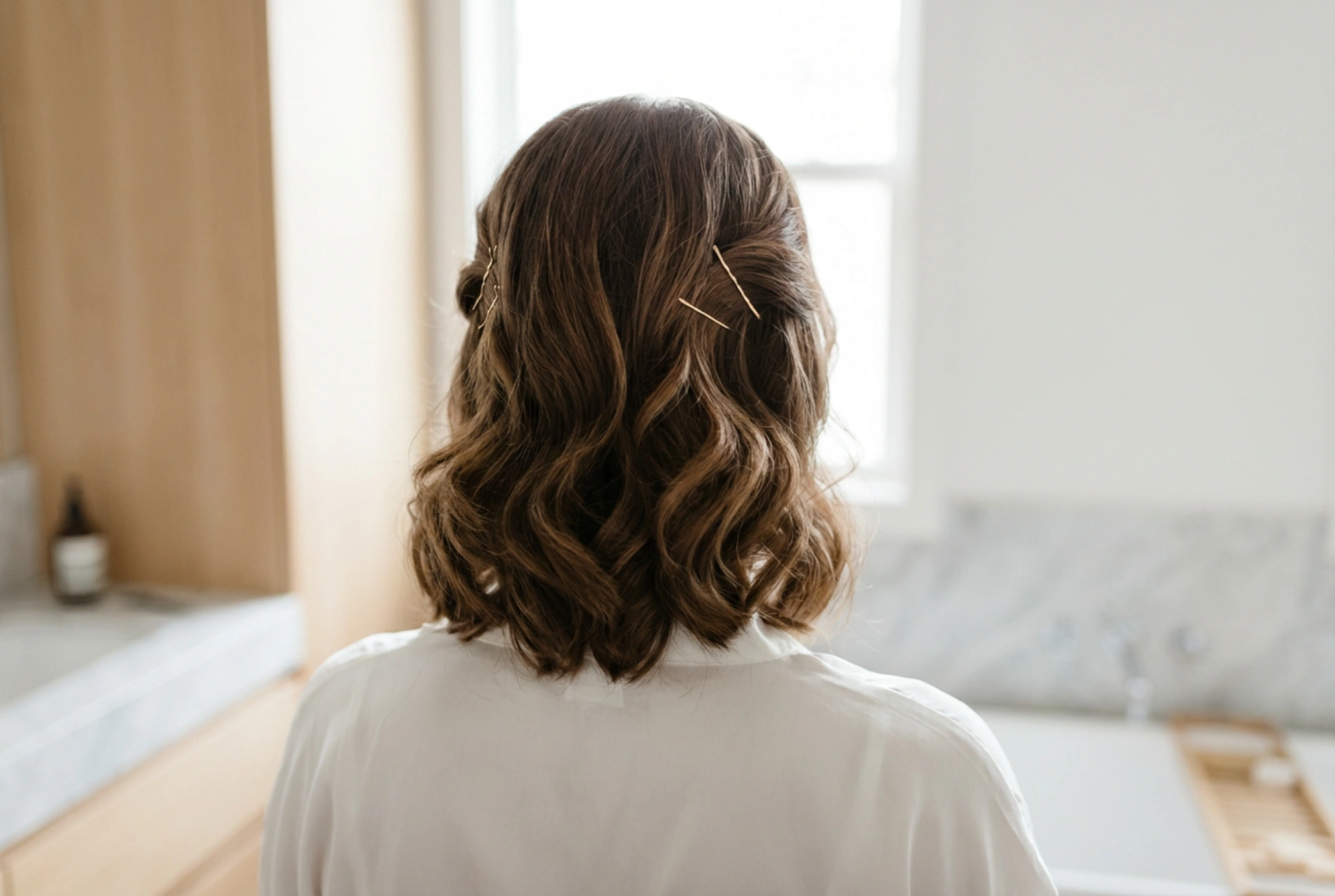 Cabelos Médios: Ondas Rápidas, Volume e o Charme das Presilhas