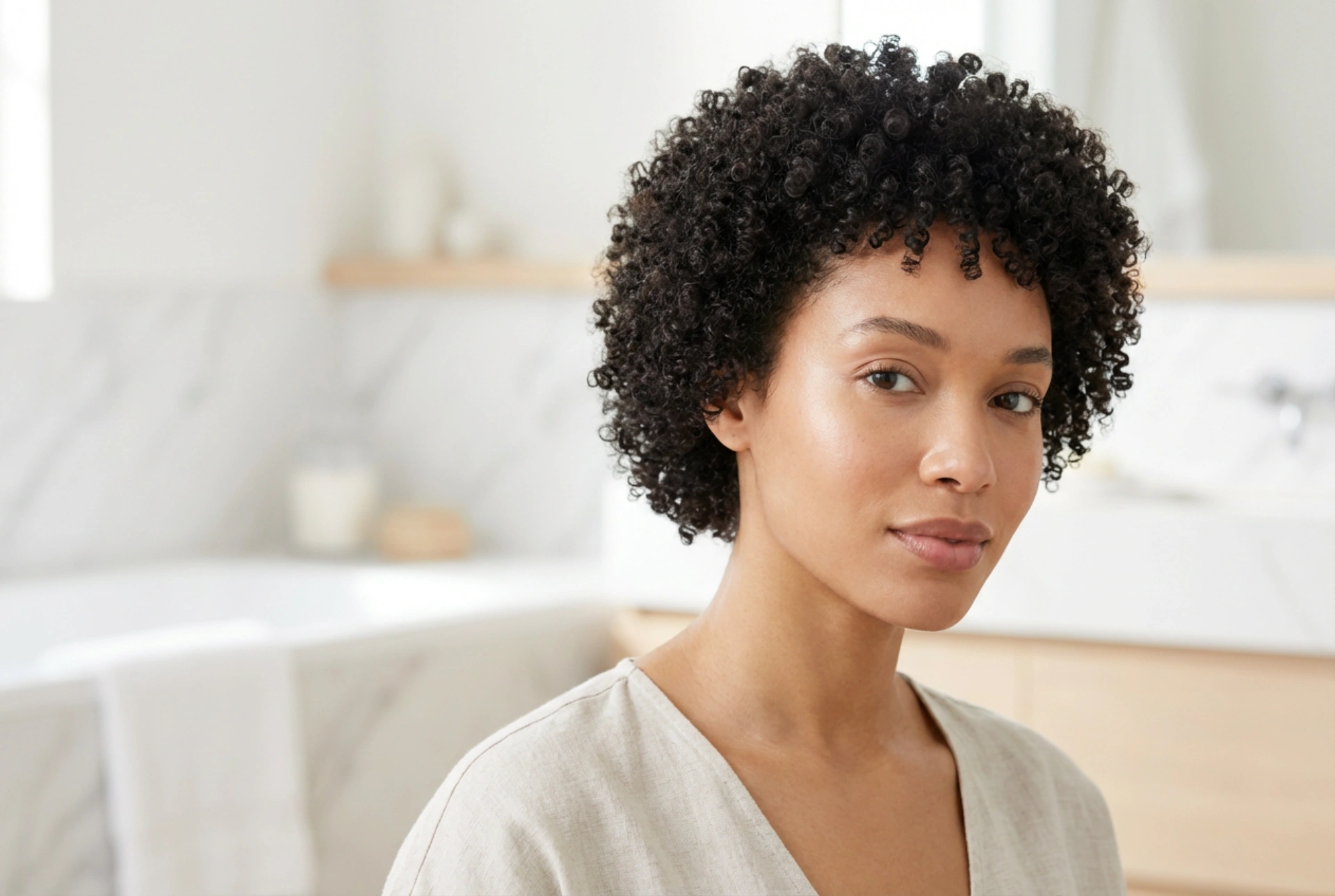 Cachos Naturais: Penteado para Cabelo Curto Sem Frizz