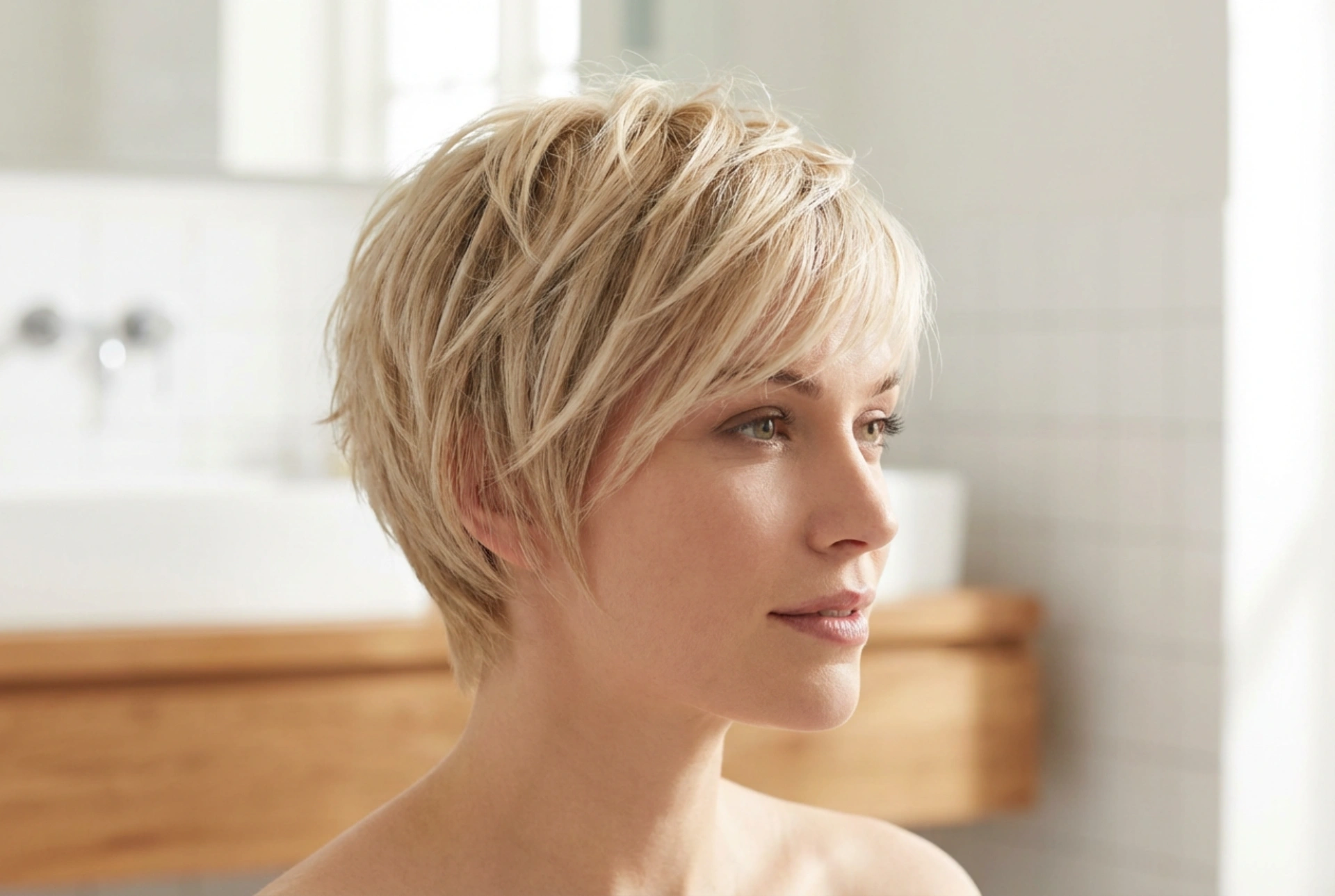 Cabelo espetado feminino: como criar fios curtos e texturizados passo a passo