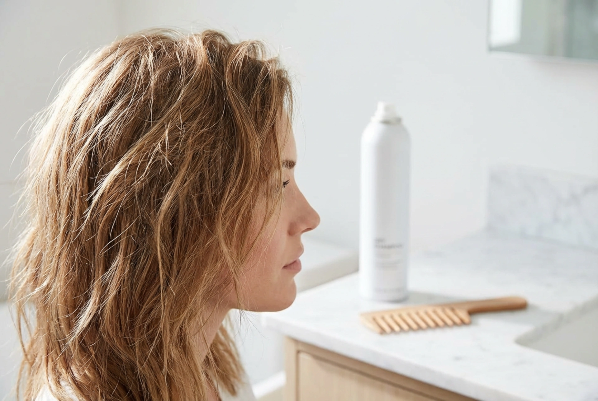 Efeito fresco em um instante: penteado para cabelos oleosos sem lavar