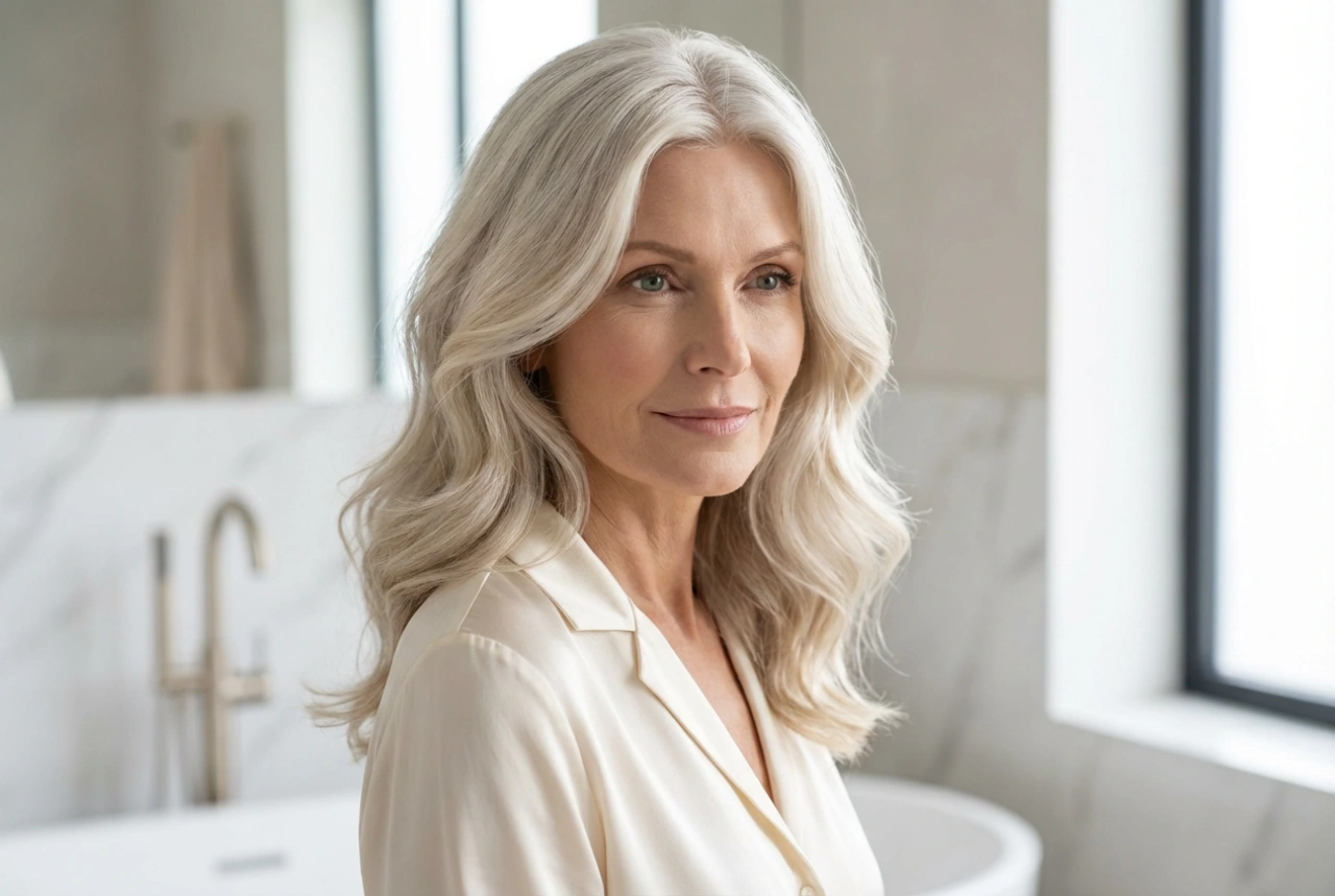 Cabelo depois dos cinquenta: volume, ondas suaves e estilo com classe