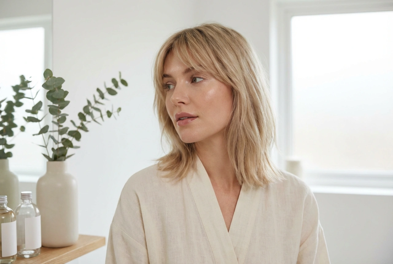 Cabelo médio com franja: como estilizar e dar volume sem pesar os fios