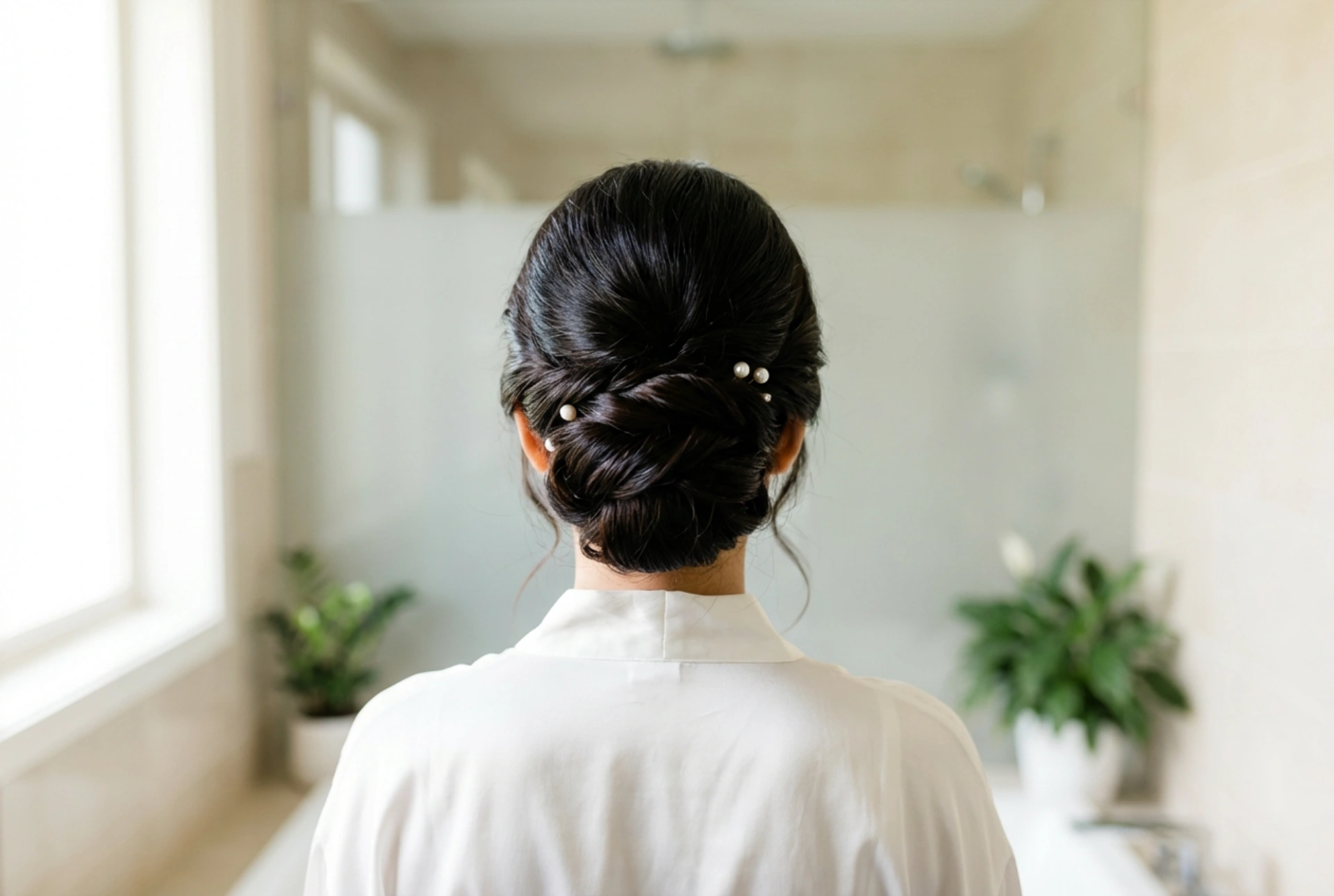 Penteados para cabelo liso para casamento: coques elegantes e duradouros