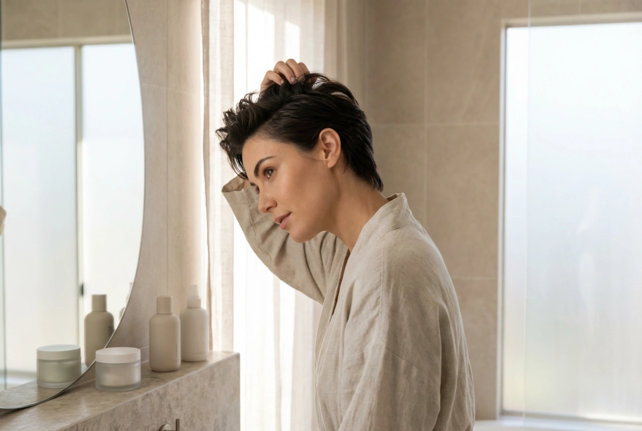Faux hawk feminino para cabelos curtos: estilização moderna sem corte com máquina