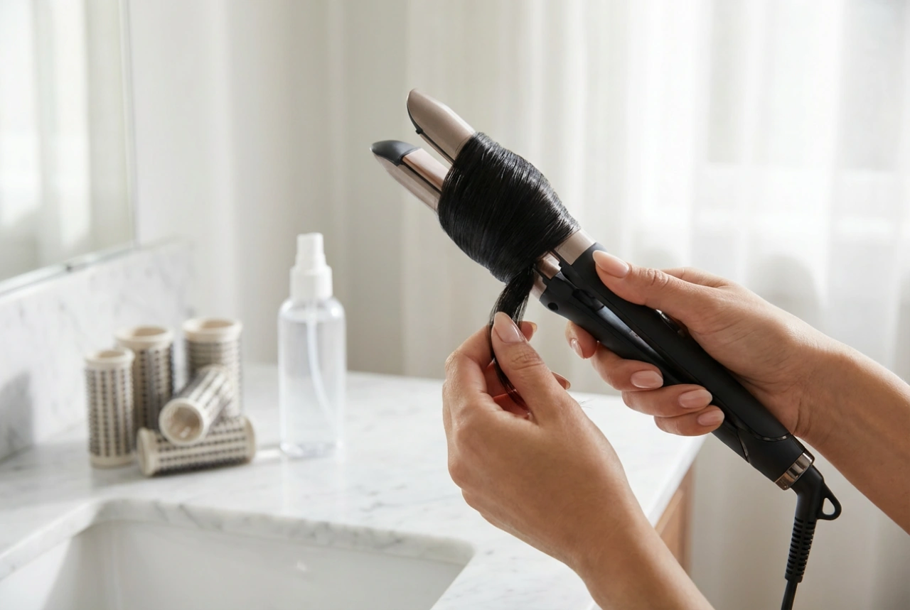 Modelador de cachos na prática: como escolher o diâmetro ideal e fixar o penteado