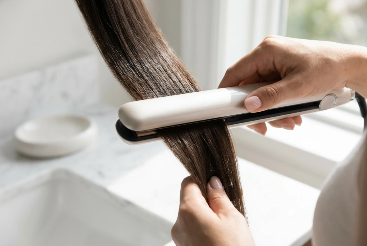 Prancha a vapor: cabelo liso com menos calor, ajustes e técnica