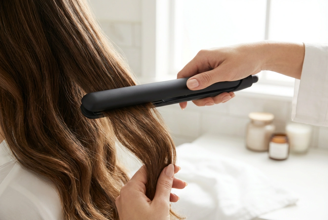 Prancha de cabelo profissional: parâmetros, técnicas e erros comuns