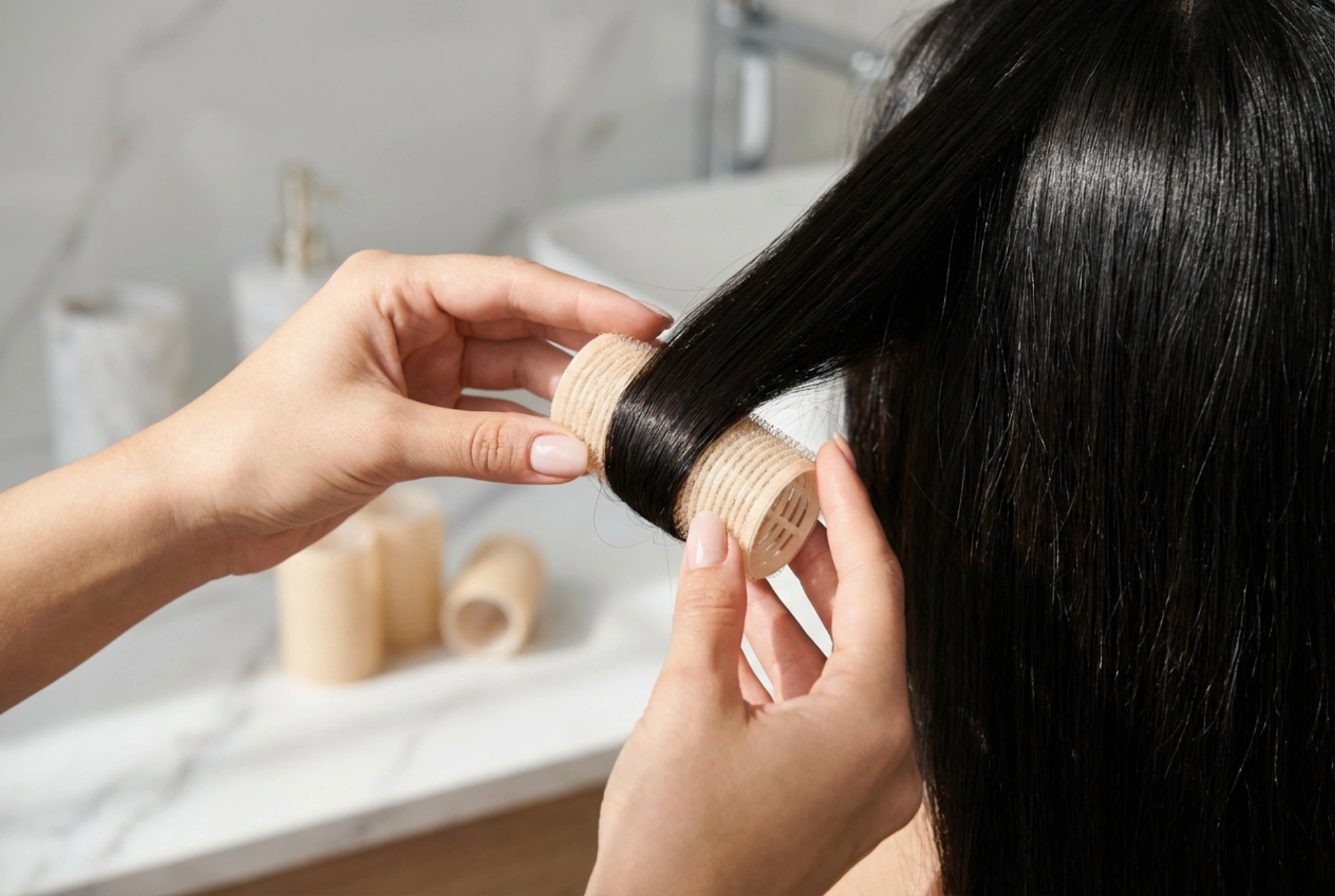 Bobes de cabelo grandes: como colocar e remover sem vincos