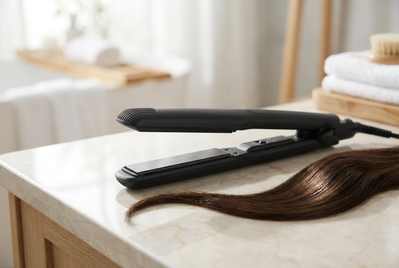 Prancha alisadora profissional: placas flutuantes, temperatura e proteo