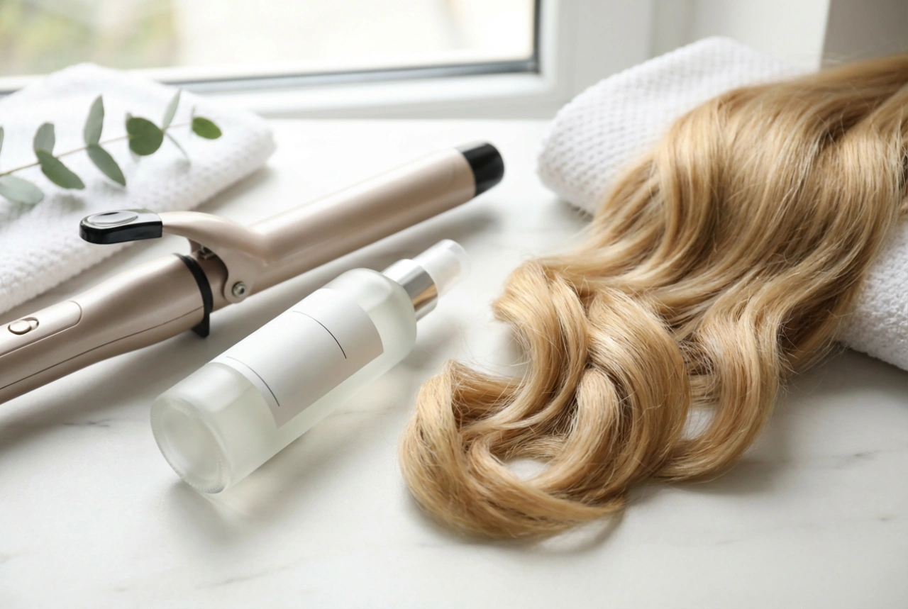 Modelador de cachos grosso: ondas largas, escolha do diâmetro e fixação natural