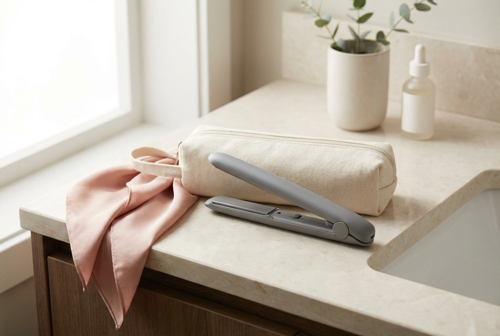 Prancha de cabelo mini para viagem: estilo leve na bagagem de mão