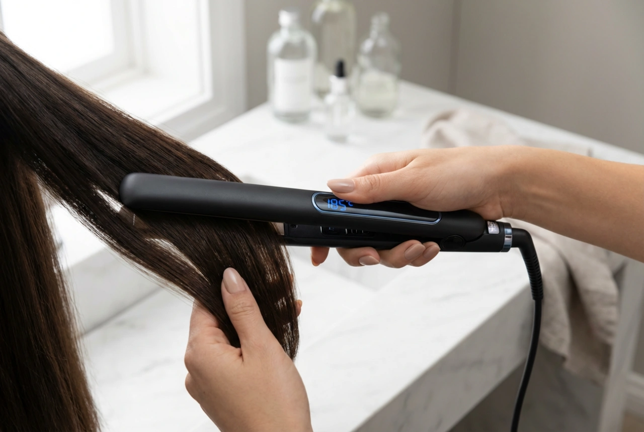 Prancha de cabelo com controle de temperatura: como escolher as configurações e alisar sem queimar