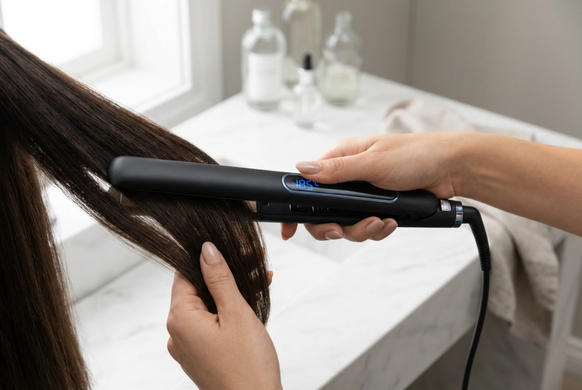 Prancha de cabelo com controle de temperatura: como escolher as configurações e alisar sem queimar