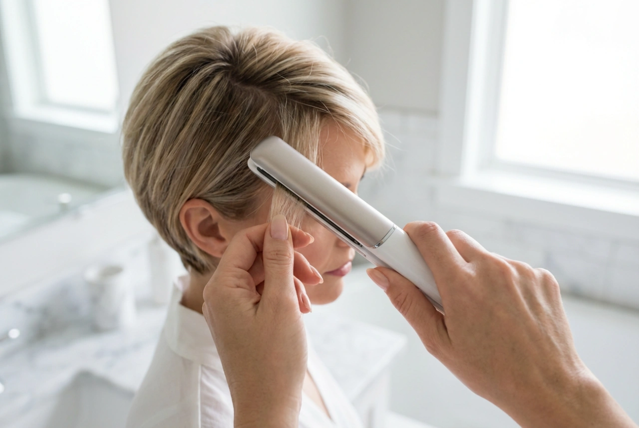 Prancha fina: a solução ideal para cabelos curtos, franjas e baby hairs