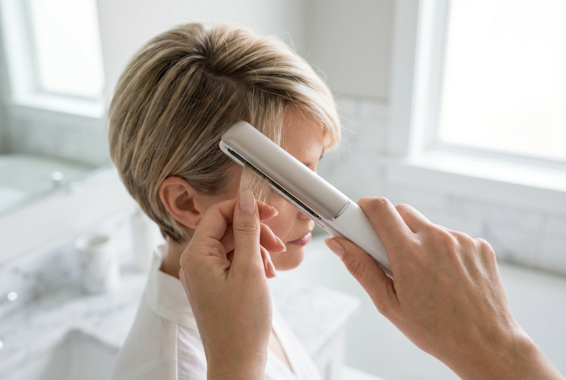 Prancha fina: a solução ideal para cabelos curtos, franjas e baby hairs