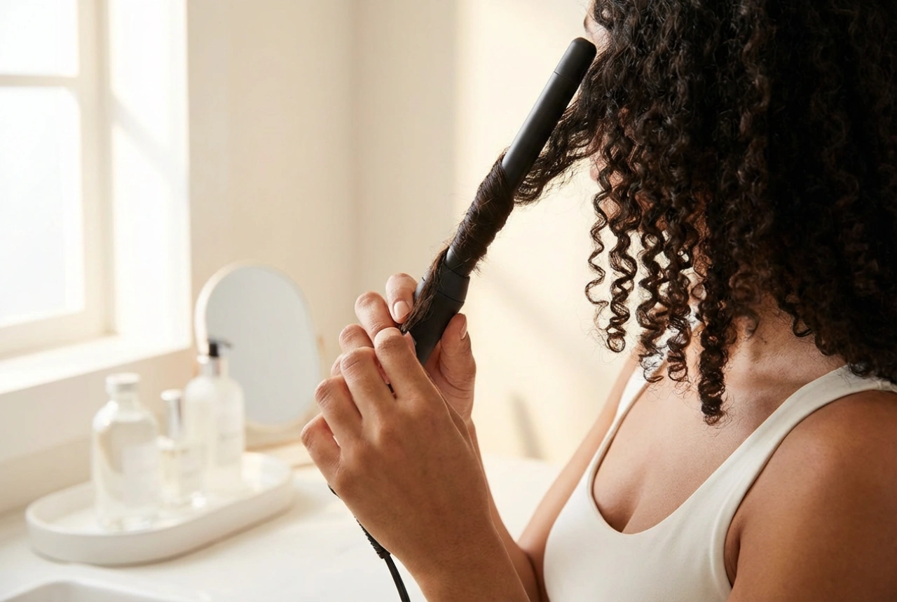 Modelador de cachos fino: cachos definidos e efeito afro passo a passo