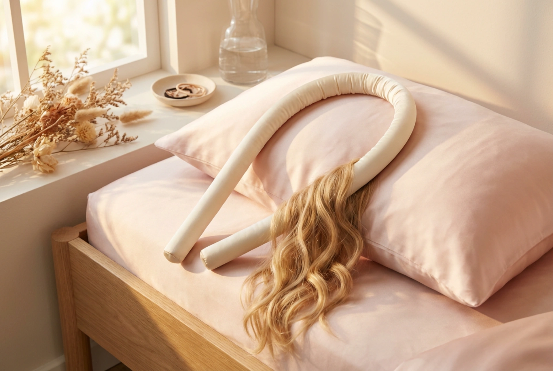 Rolo de Cabelo para a Noite: Estilo Confortável sem Calor