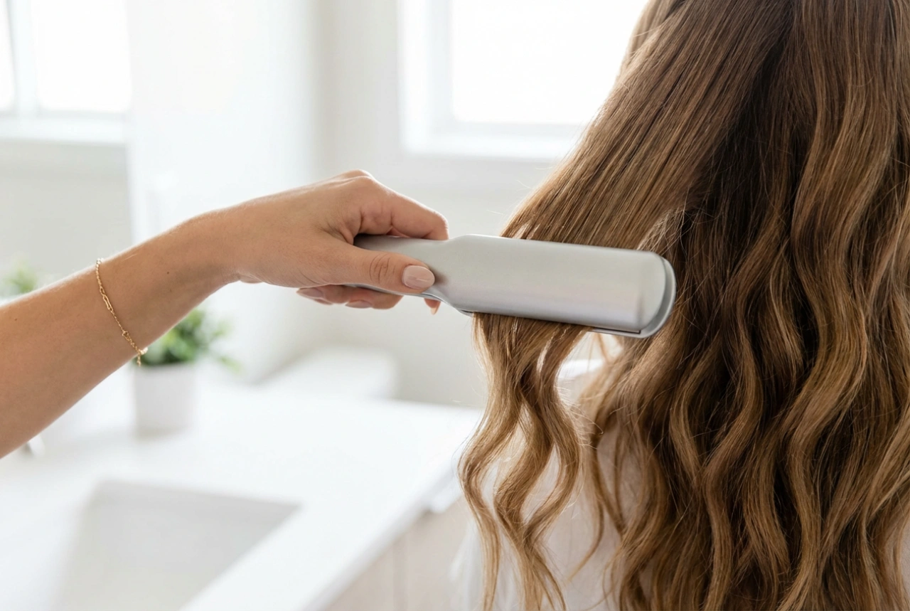 Ondulador de cabelo para ondas largas: técnica de movimento e tempo de modelagem