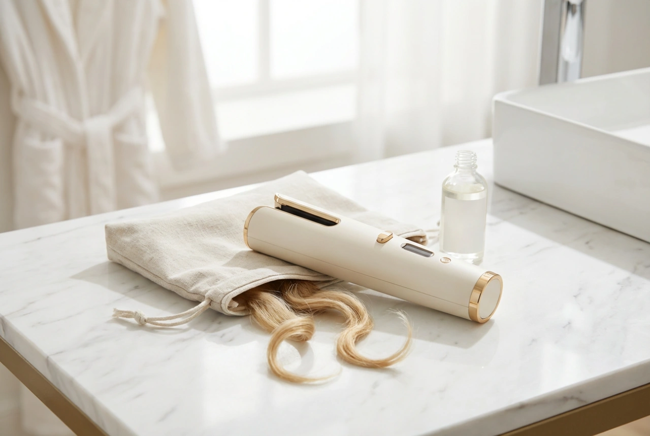 Modelador de Cabelo Pequeno: Ondas Rápidas em Viagens e Mais