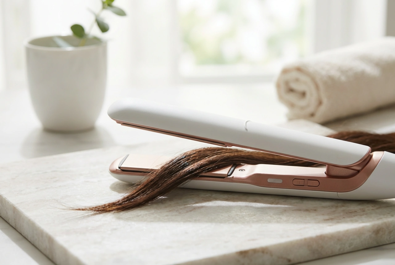 Prancha de cabelo que não danifica os fios: revestimentos, temperatura e movimento suave