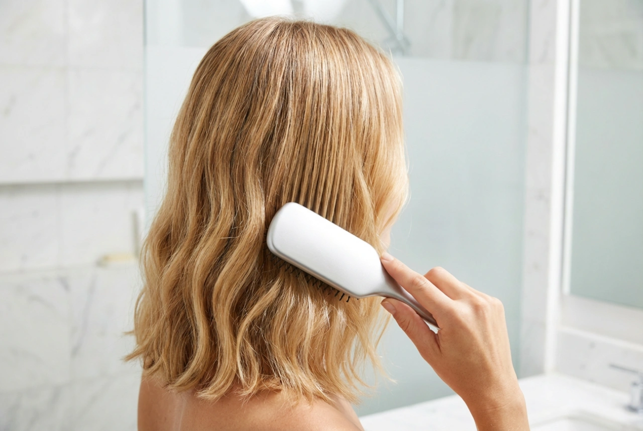 Cabelo na altura dos ombros e ondas: técnicas de estilização suave