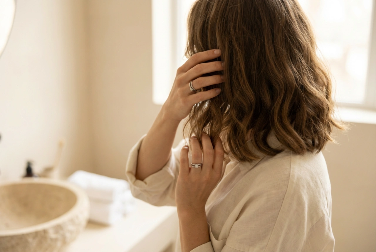 Ondas leves em cabelos na altura dos ombros: como obter um efeito natural