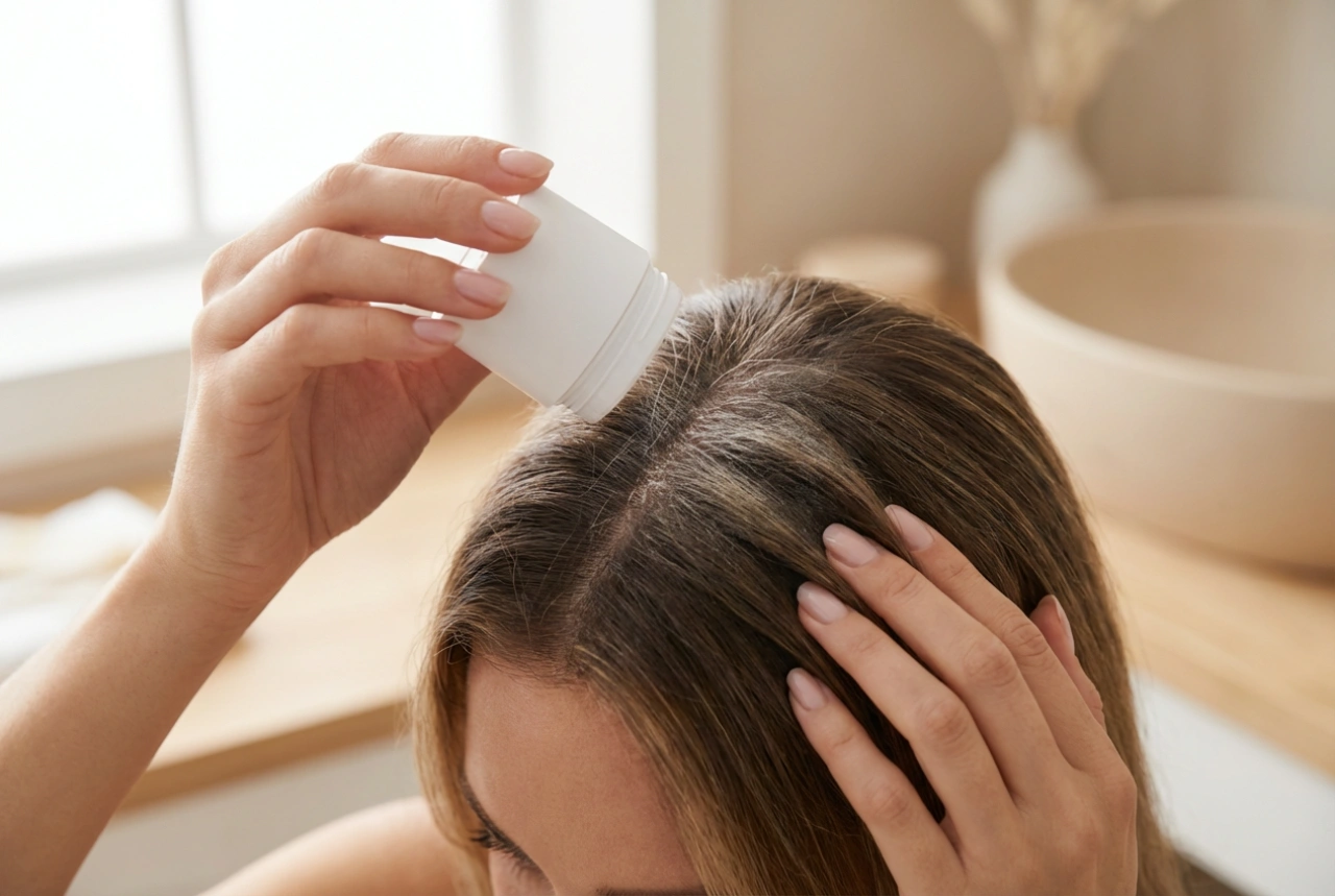 Pó para volume capilar: efeito push-up na raiz em 3 passos