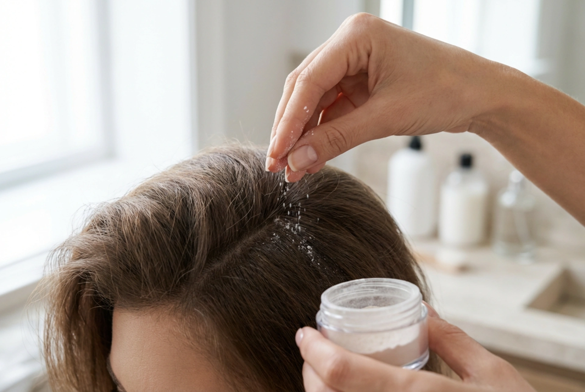 Pó para cabelo: efeitos e limitações, volume, textura, acabamento