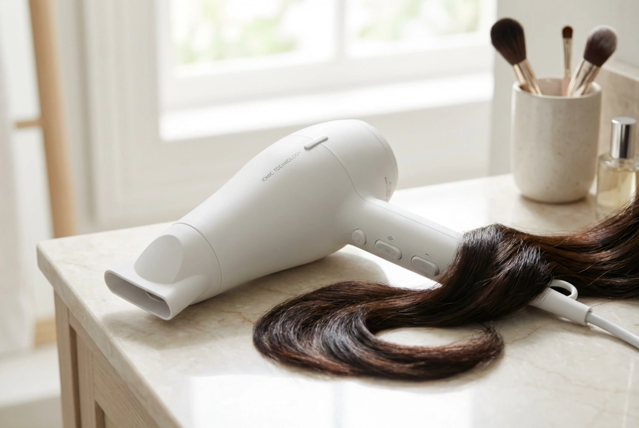 Ionização no secador: o que proporciona ao cabelo e como usá-la ao secar