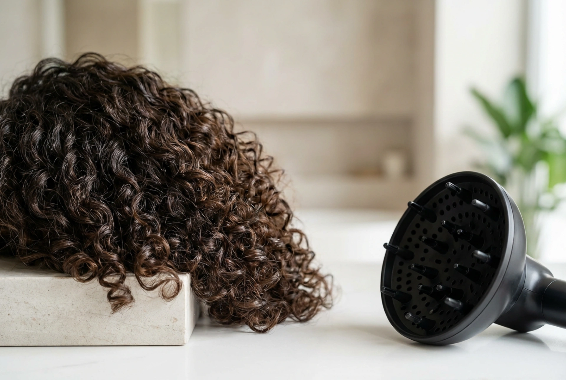 Secador com difusor: configurações e secagem sem frizz nos cachos