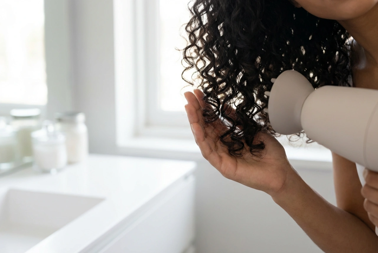 Cachos bem cuidados e sem frizz: como usar o secador de cabelo com ionização e difusor