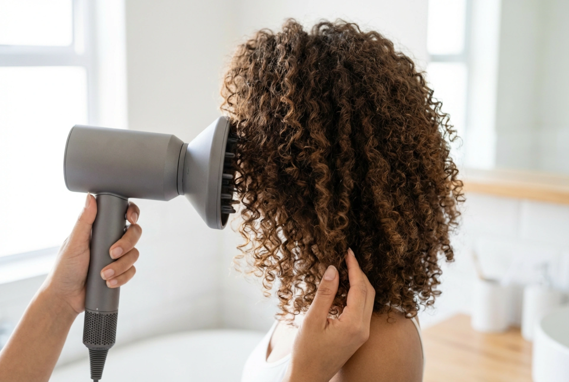 Secador com difusor e ionização: como secar ondas e cachos naturais