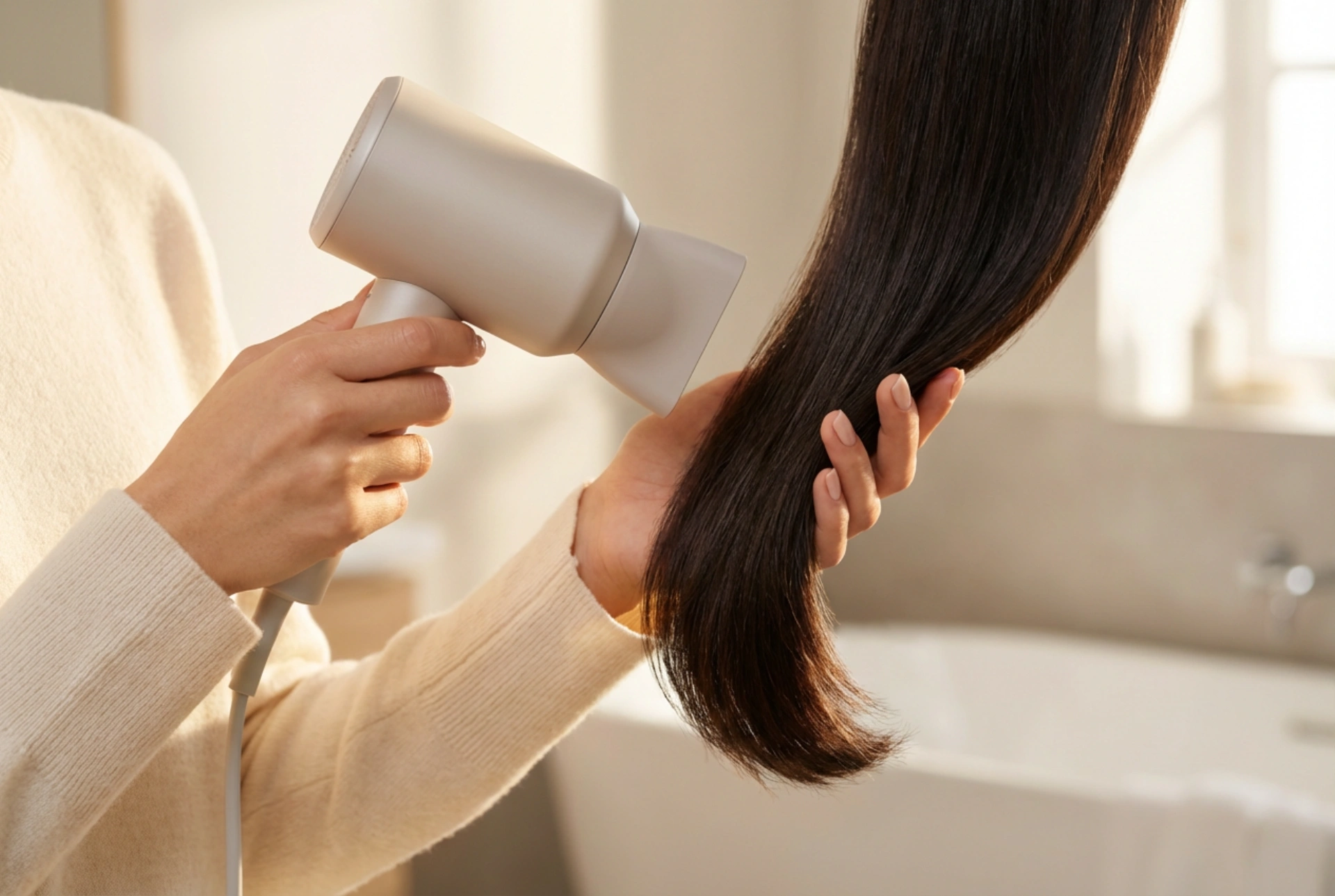 Secador de cabelo pequeno e potente: secagem eficaz sem superaquecer os fios