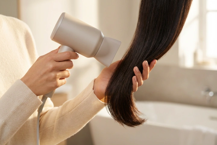 Secador de cabelo pequeno e potente: secagem eficaz sem superaquecer os fios