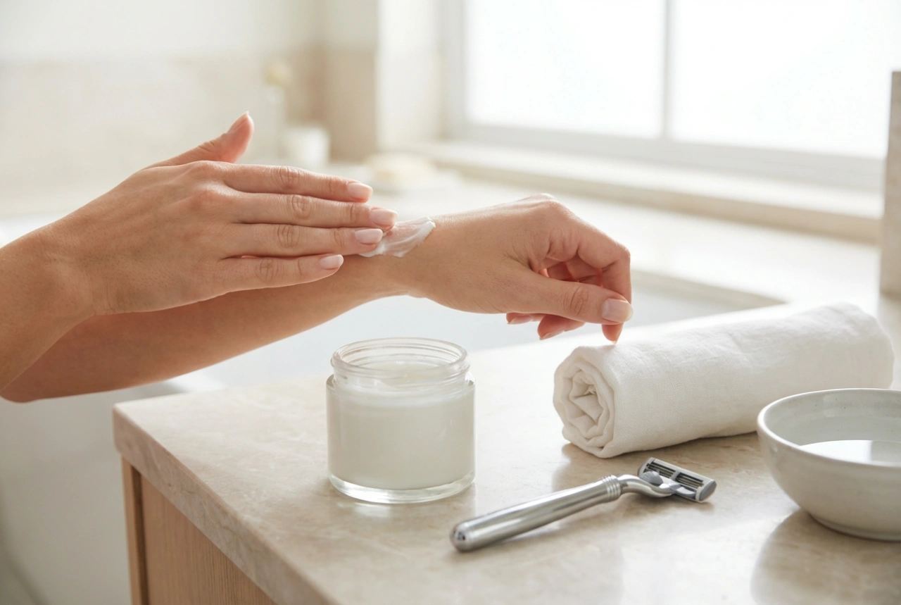Depilação dos braços sem irritação: como preparar a pele e deslizar a lâmina