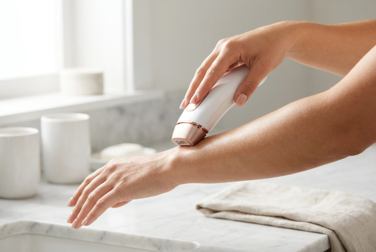 Depilação com luz pulsada em casa passo a passo: preparação, sessão e cuidados pós-procedimento