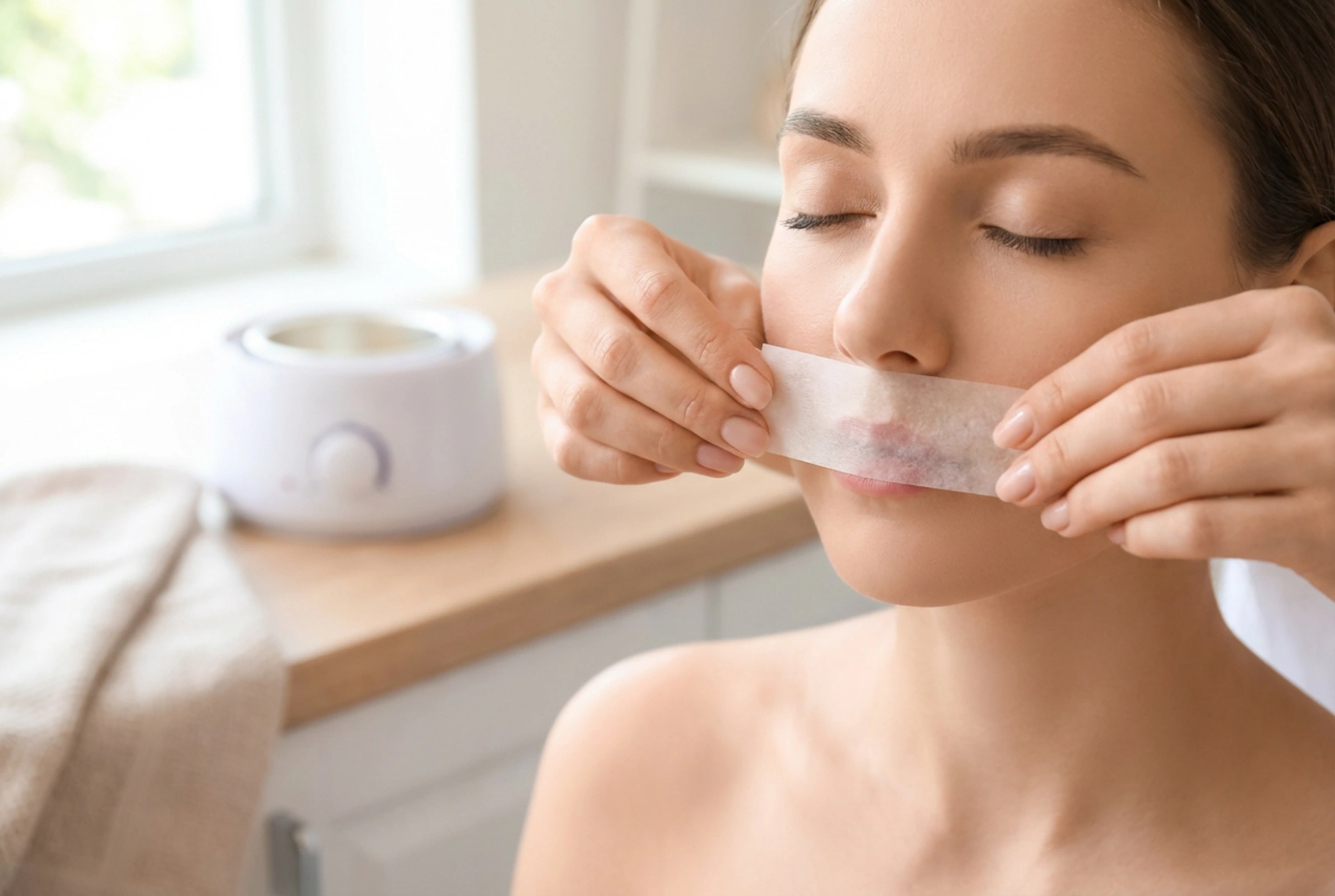 Buço delicado sem vermelhidão: cera para depilação do buço passo a passo