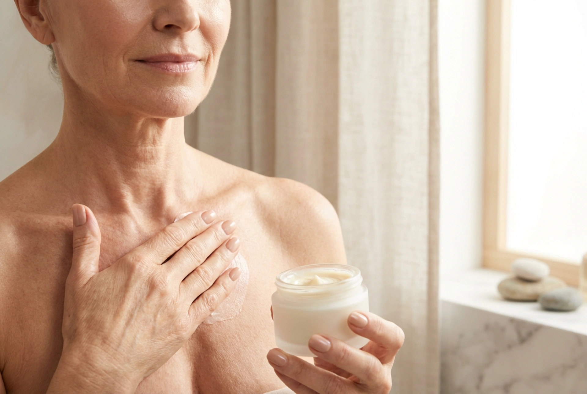 Creme firmador para pele madura: a importância da massagem e da regularidade