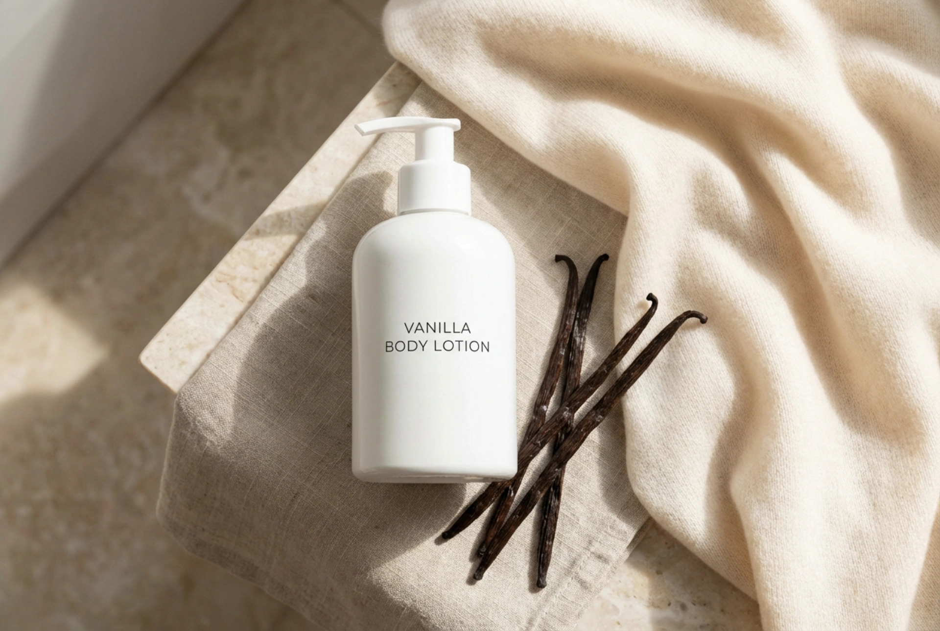 Loção corporal de baunilha: aroma agradável e hidratação eficaz