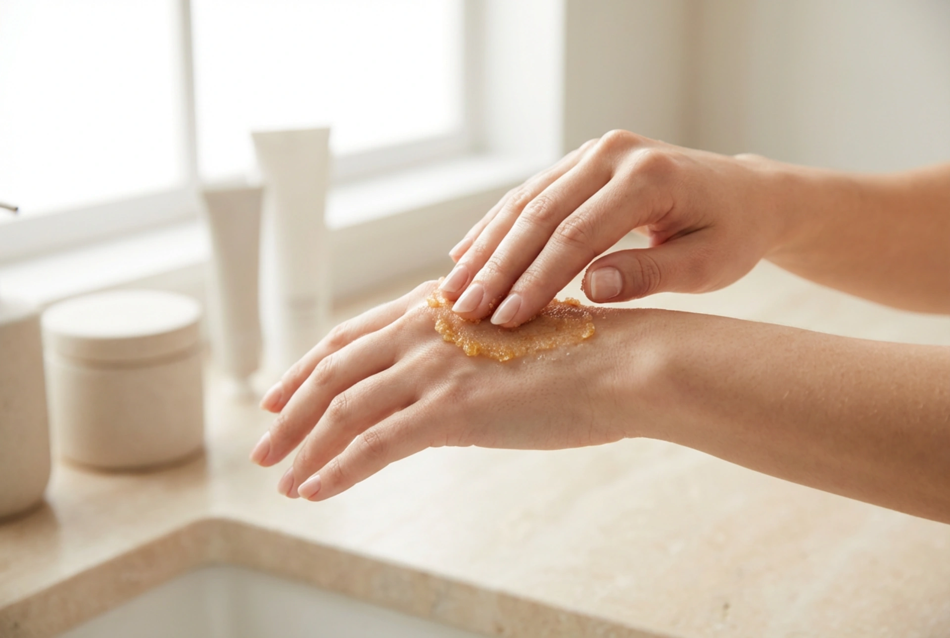 Esfoliante para as mãos: técnica de massagem, frequência e cuidados posteriores