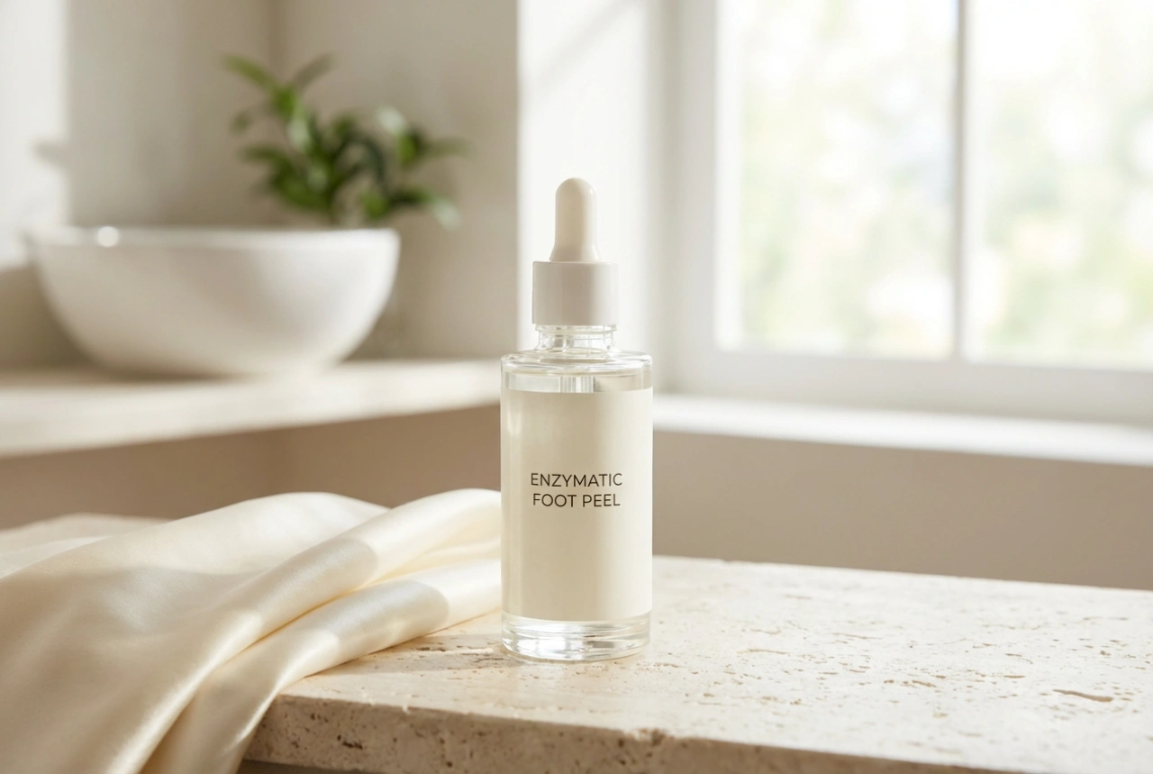 Peeling enzimático para os pés: esfoliação suave sem atrito