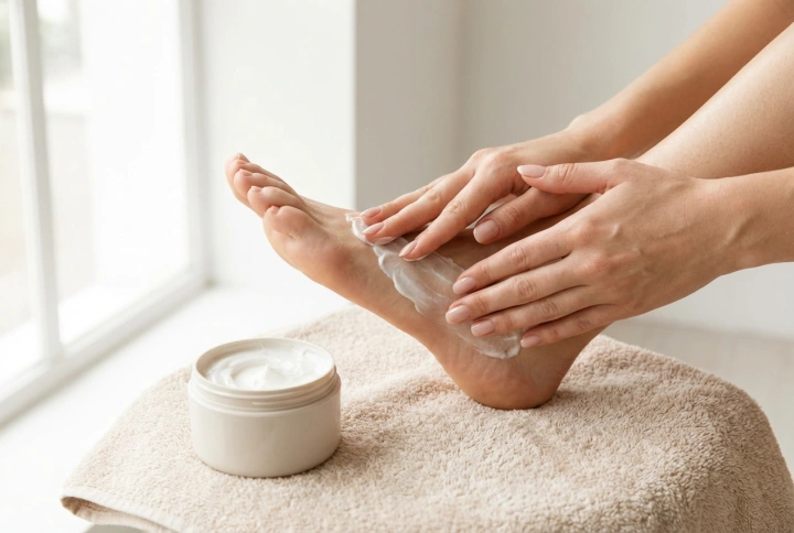 Creme para pés secos: ingredientes que realmente amaciam a pele