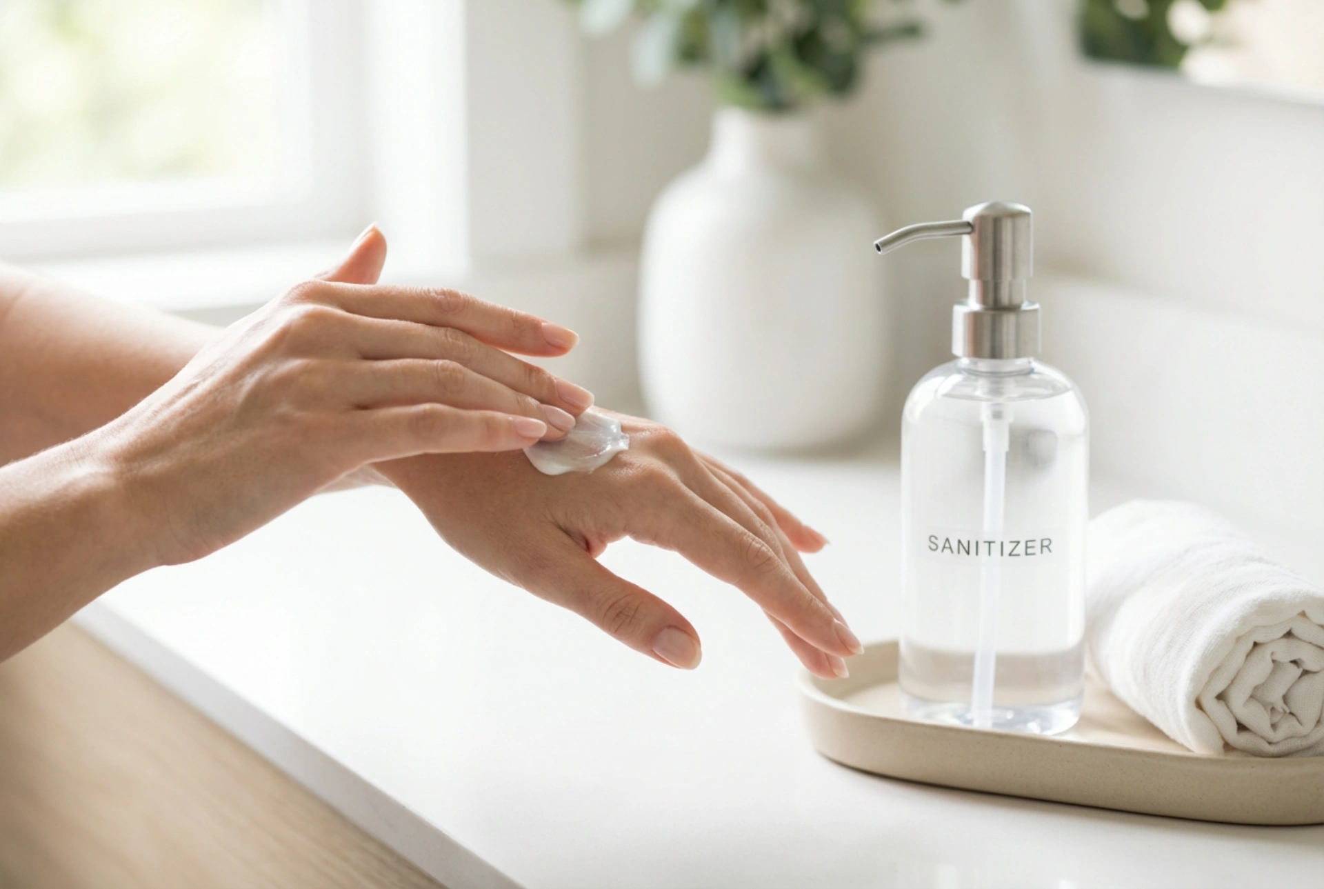 Desinfecção das mãos sem irritação: aplicação, quantidade e cuidados pós-uso