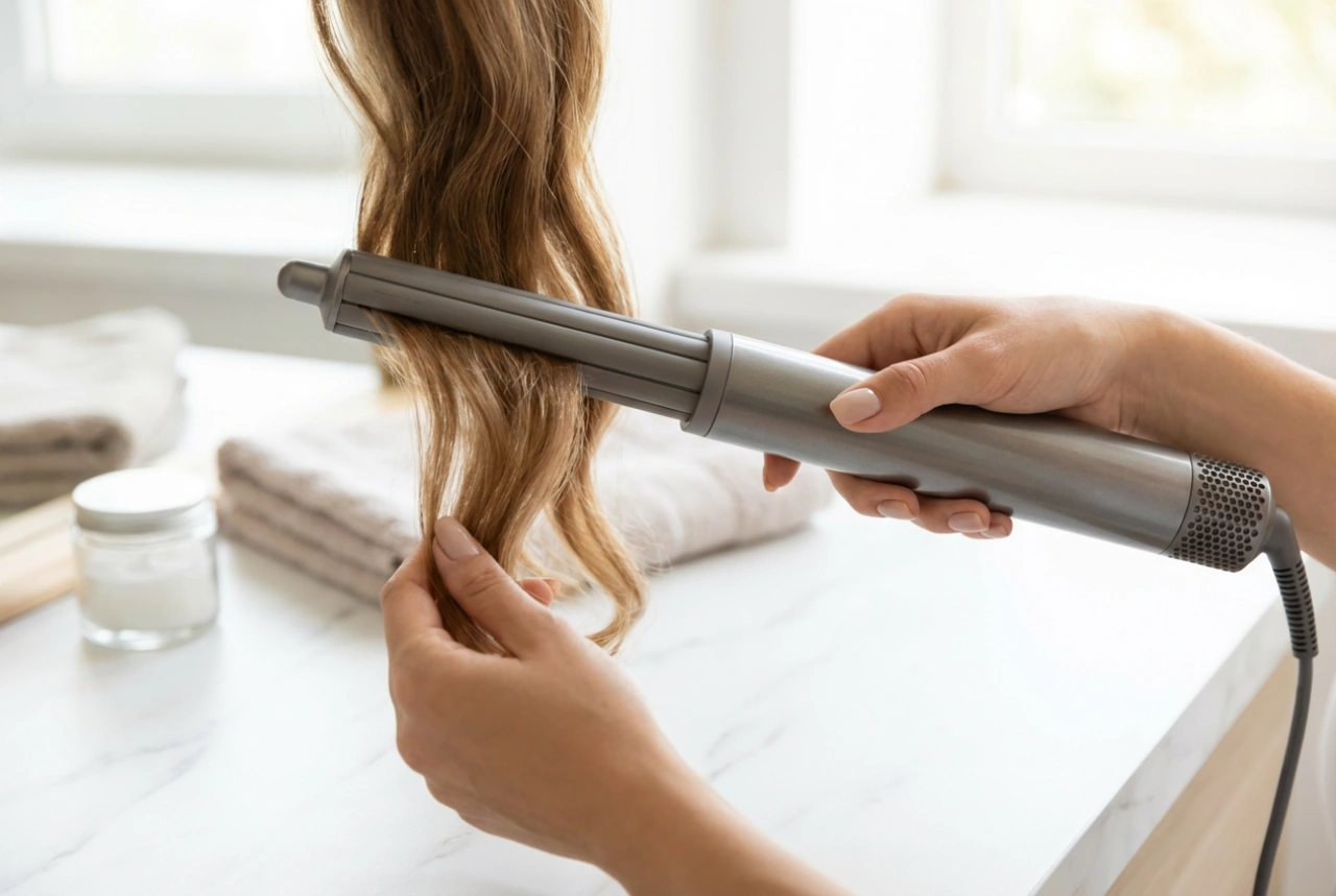 Escova rotativa para iniciantes: direção de rotação e tensão das mechas