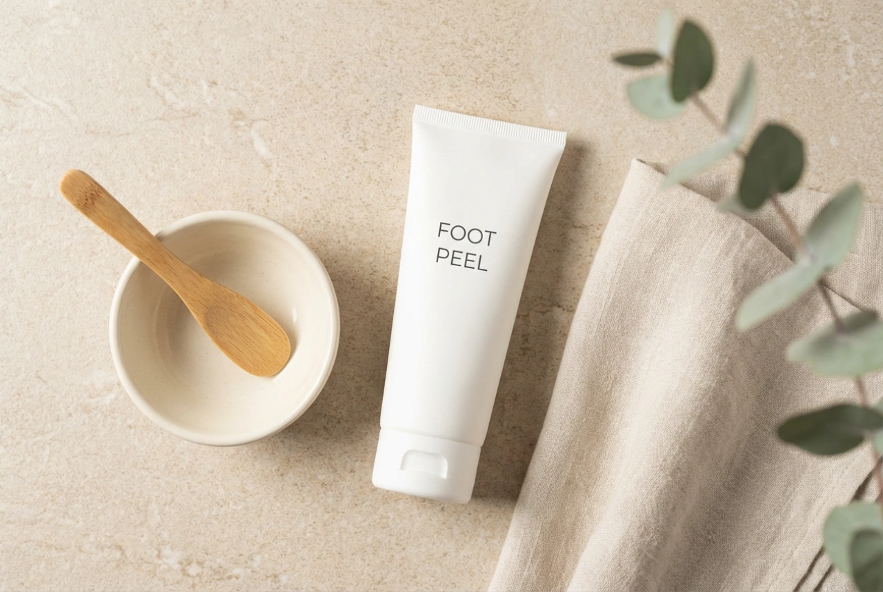 Peeling enzimático para os pés: esfoliação suave passo a passo