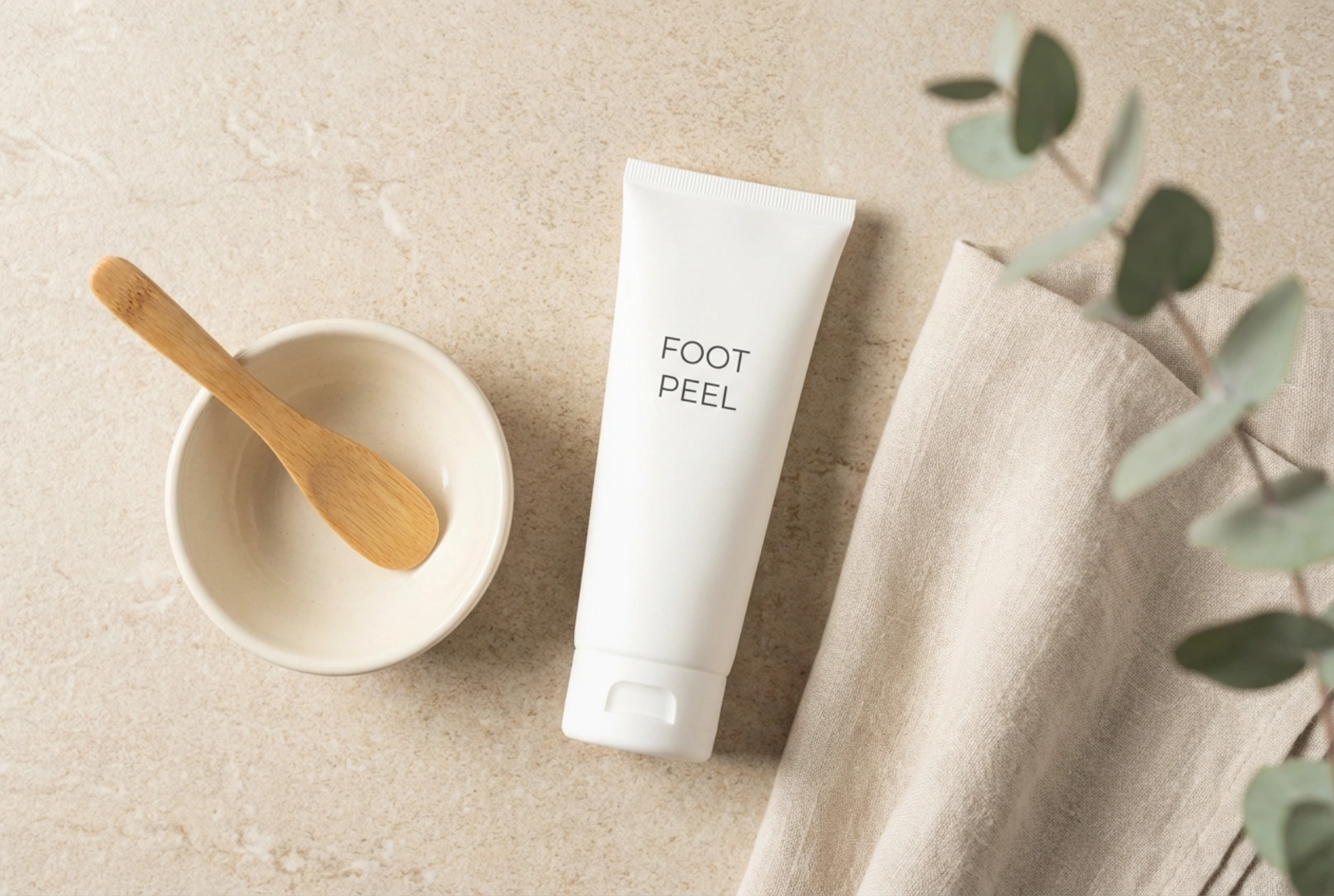 Peeling enzimático para os pés: esfoliação suave passo a passo